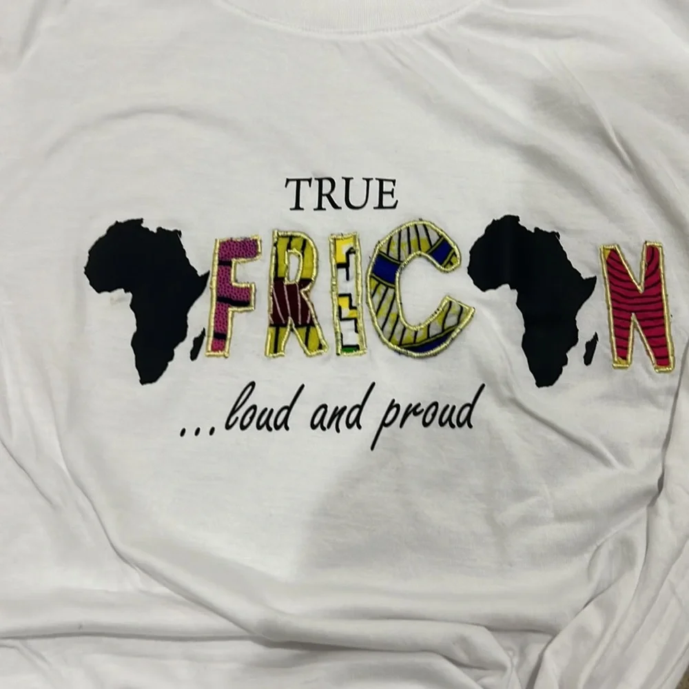 NWOT Africa Shirt, Black Women Shirt, Gift For Black Women, Africa Map size S - Picture 2 of 3